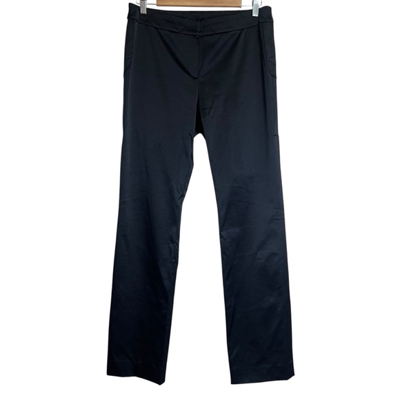 ICB New York Black Pants Moto Women’s Sz 8 Made In Japan Punk Whimsigoth Modern - Picture 1 of 11